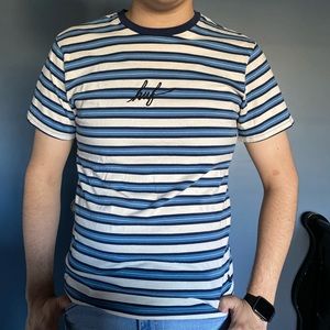 Medium HUF Embroidered T-Shirt Striped PacSun